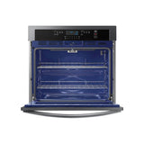 Single Oven, Thermal, Self Clean Steam Clean, Halogen Lighting System, Glass Touch Controls, 2 Wire Racks, Wi-Fi, 5.1 cu-ft, 30''