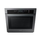 Single Oven, Thermal, Self Clean Steam Clean, Halogen Lighting System, Glass Touch Controls, 2 Wire Racks, Wi-Fi, 5.1 cu-ft, 30''