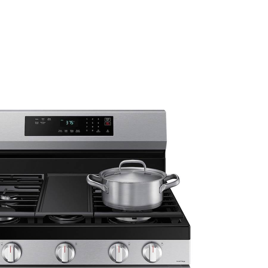 Gas Freestanding with Griddle and Self Clean, 6 cu-ft