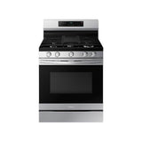 Samsung - Gas Freestanding with Air Fry (without Tray), 6 cu-ft - Stainless Steel