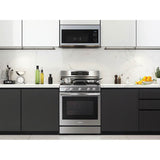 Gas Freestanding with Air Fry (Tray) and Stainless Cooktop, 6 cu-ft