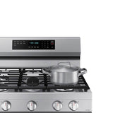 Gas Freestanding with Air Fry (Tray) and Stainless Cooktop, 6 cu-ft