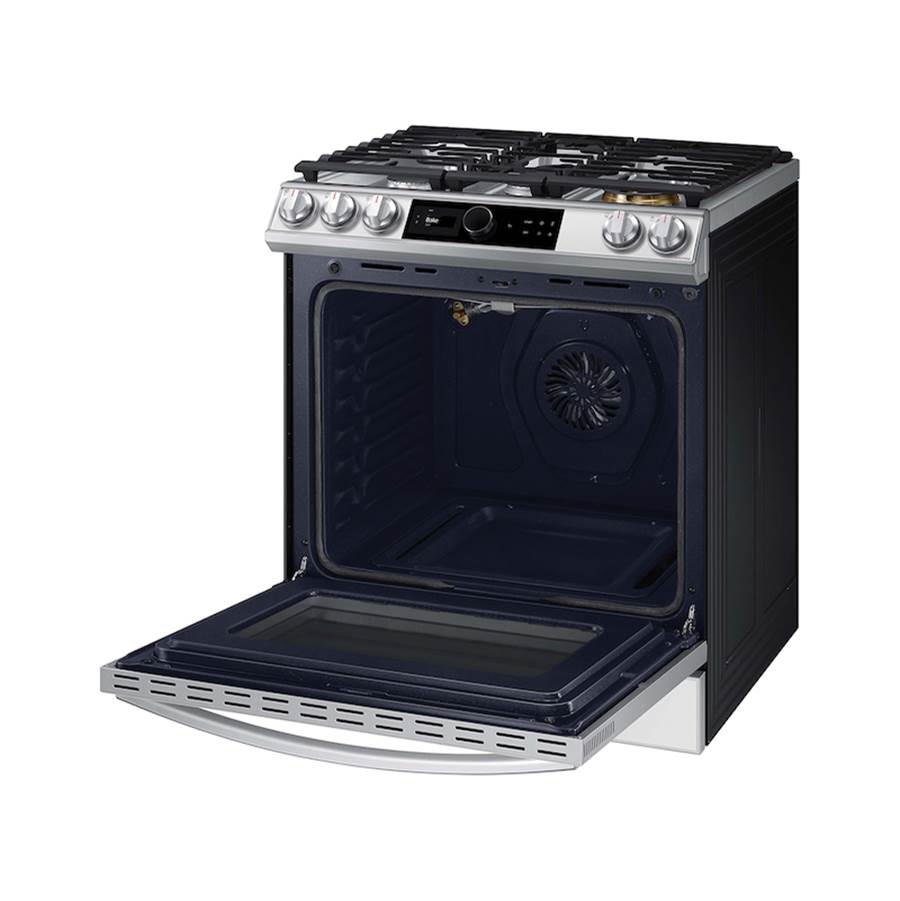 Gas Slide-In with Smart Dial and Air Fry, Bespoke, 6 cu-ft