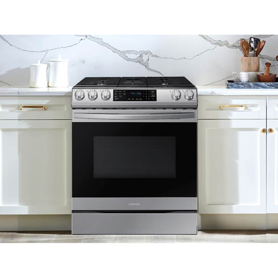 Gas Slide-In with Air Fry, 6 cu-ft