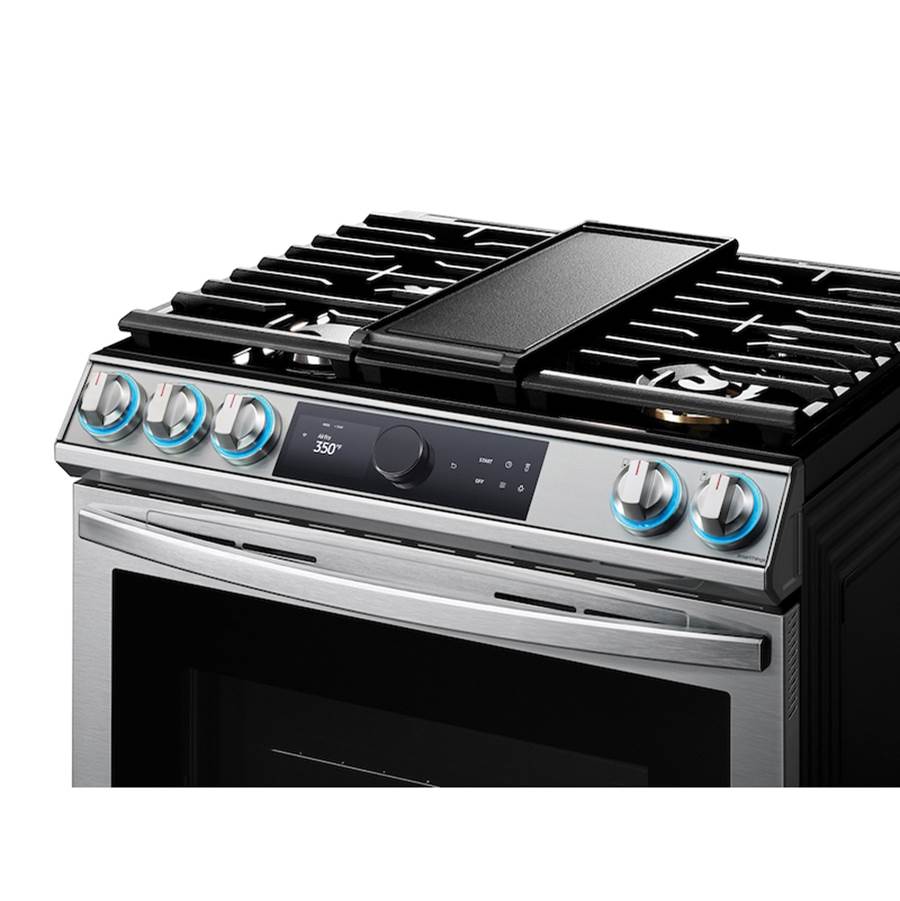 Gas Slide-In with Smart Dial and Air Fry, 6 cu-ft