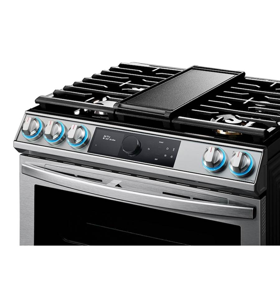 Gas Slide-In with Flex Duo, Smart Dial and Air Fry, 6 cu-ft
