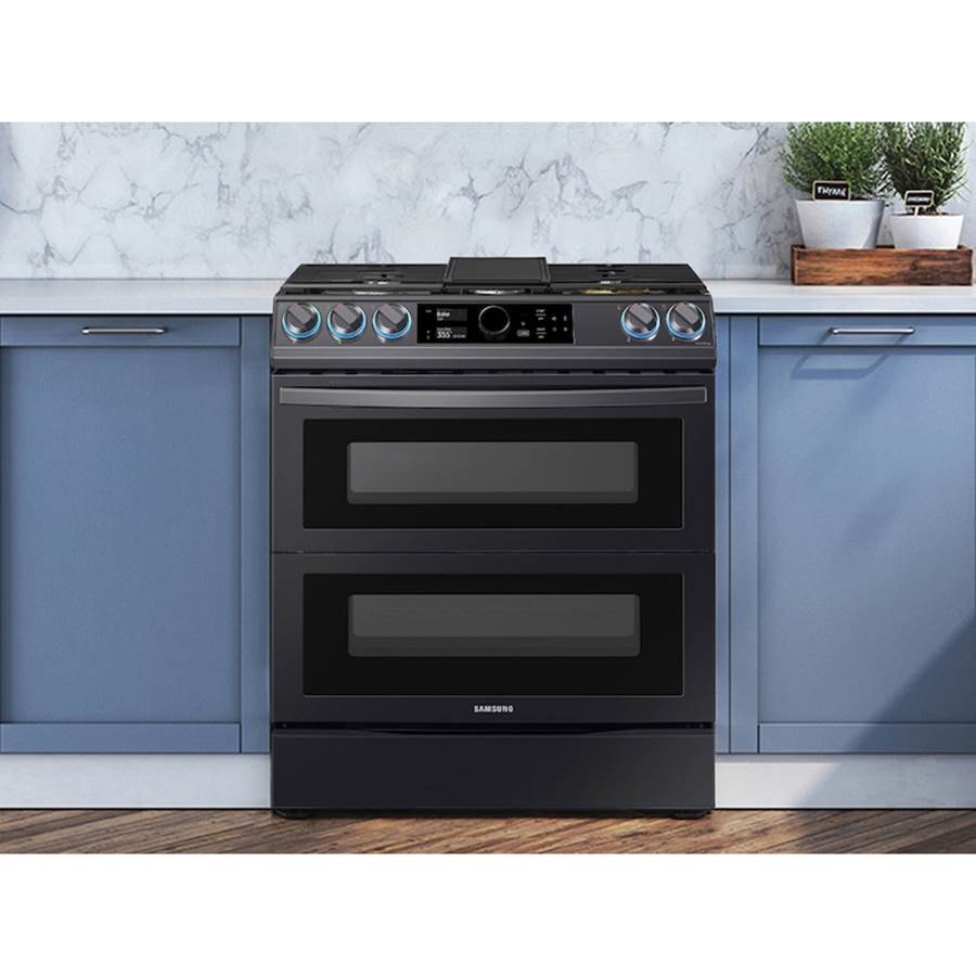 Dual Fuel Slide-In with Flex Duo, Smart Dial and Air Fry, 6 cu-ft