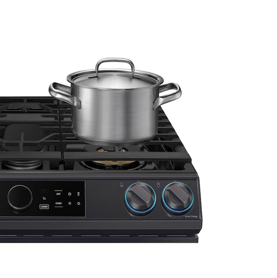 Dual Fuel Slide-In with Flex Duo, Smart Dial and Air Fry, 6 cu-ft