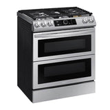 Dual Fuel Slide-In with Flex Duo, Smart Dial and Air Fry, 6 cu-ft