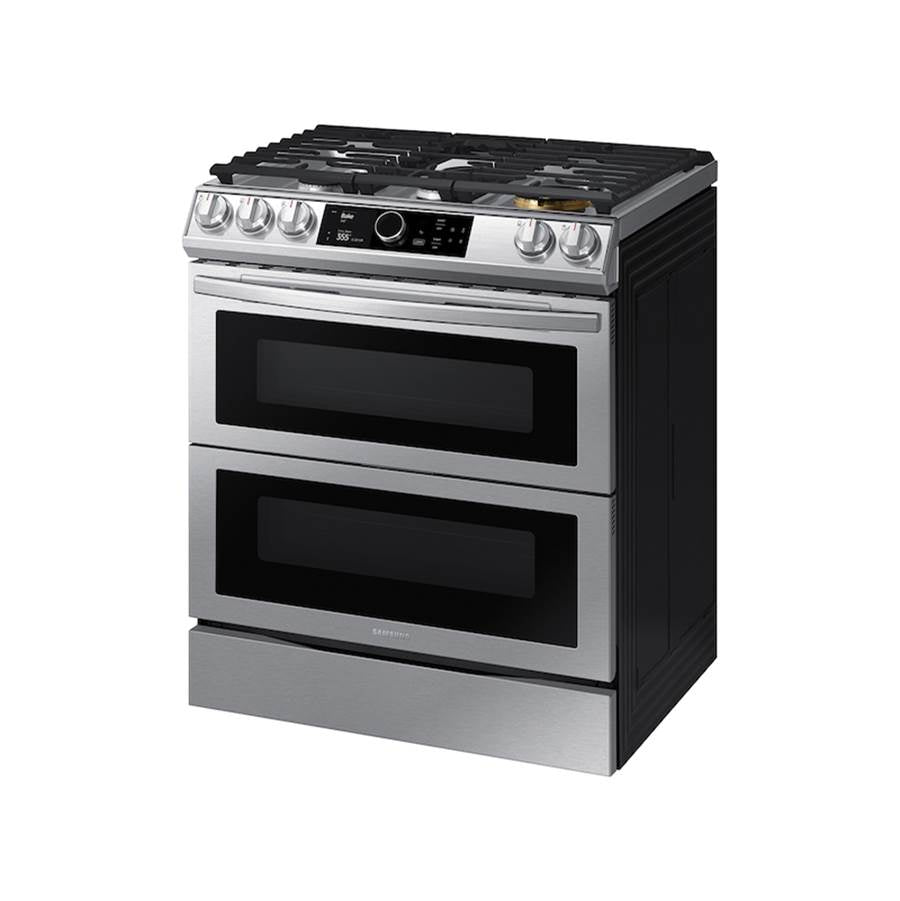Dual Fuel Slide-In with Flex Duo, Smart Dial and Air Fry, 6 cu-ft