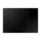 Samsung - Induction Cooktop, 30'', 1''-11'' (3800K Boost), 2''-7'' (2300K Boost), 1''-6'' (1500K Boost), Wi-Fi - Black