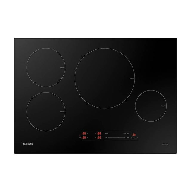 Samsung - Induction Cooktop, 30'', 1''-11'' (3800K Boost), 2''-7'' (2300K Boost), 1''-6'' (1500K Boost), Wi-Fi - Black