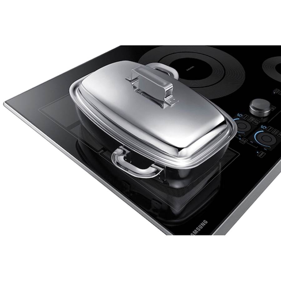 Induction Cooktop, Flex Zone, 30'', 1''-7'', 11'' Dual (4800K Boost), 1''-6'' (1800K Boost), Virtual Flame, Magnetic Knob, Tap Touch, Wi-Fi
