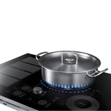 Induction Cooktop, Flex Zone, 30'', 1''-7'', 11'' Dual (4800K Boost), 1''-6'' (1800K Boost), Virtual Flame, Magnetic Knob, Tap Touch, Wi-Fi