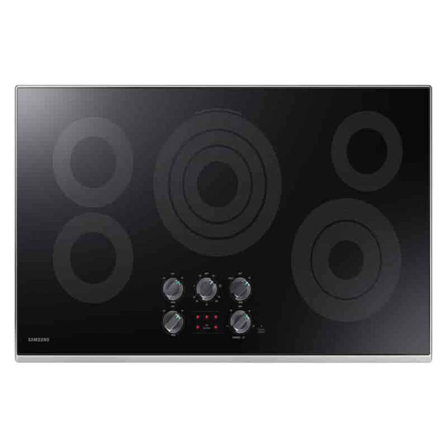 Samsung - 5 Elements, 36'', 1''-6'', 9'', 12'', 1''-6'', 9'' Rapid Boil, 2-7'', 1''-6'', Illuminated Knobs, Wi-Fi - Stainless Steel