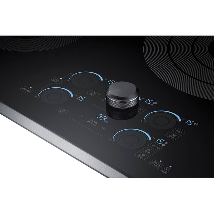 5 Elements, Magnetic Knob, Tap Touch, 36'', 1''-6'', 9'', 12'', 1''-6'', 9'' Rapid Boil, 2''-7'' Sync Elements, 1''-6'', Hood Connectivity, Wi-Fi