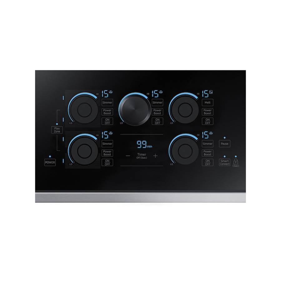 Induction Cooktop, Flex Zone, 36'', 1''-7'', 11'' Dual (4800K Boost), 1''-8'' (3200K Boost), 1''-6'' (1800K Boost), Magnetic Knob, Tap Touch, Wi-Fi