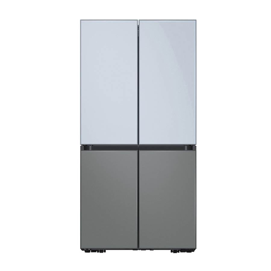 Bespoke Flex 4-Door Refrigerator Bottom Panel, White Glass