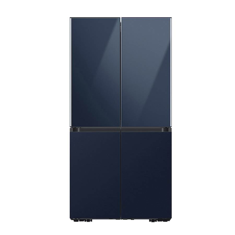 Bespoke Flex 4-Door Refrigerator Bottom Panel, White Glass