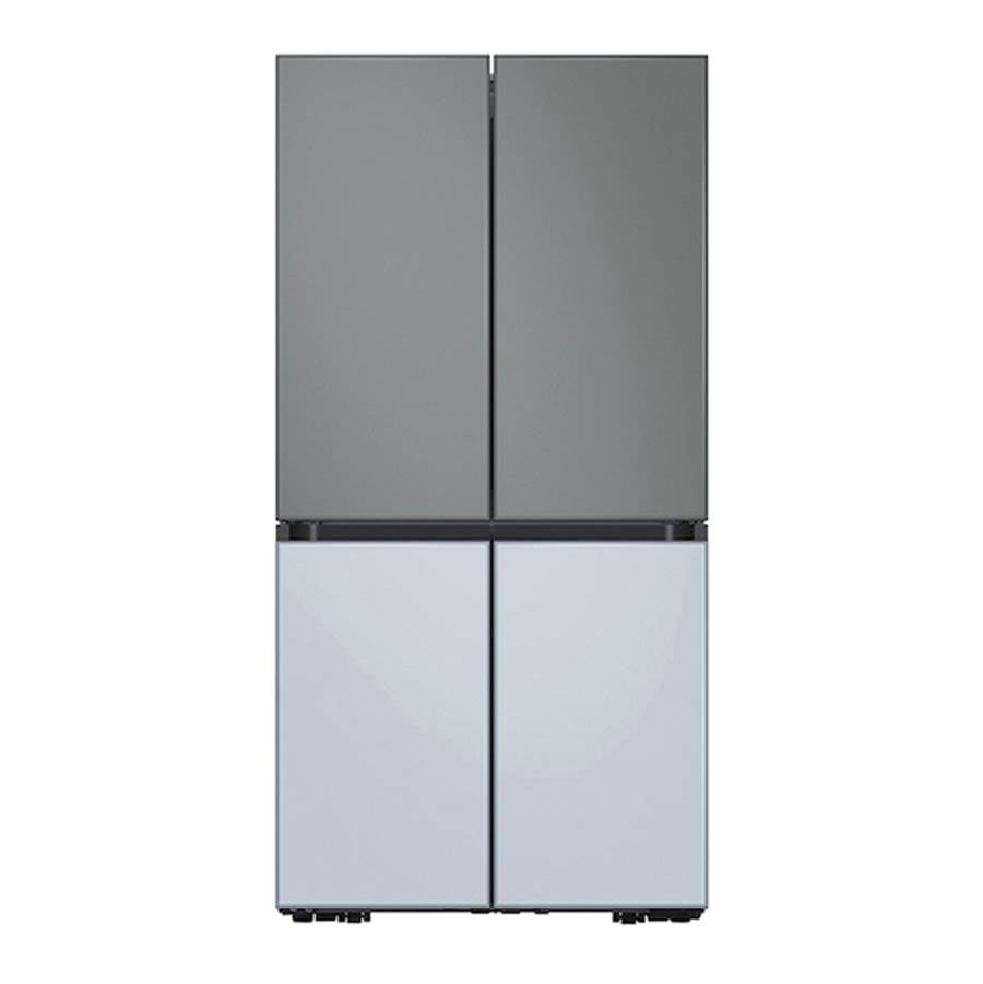 Bespoke Flex 4-Door Refrigerator Top Panel, White Glass