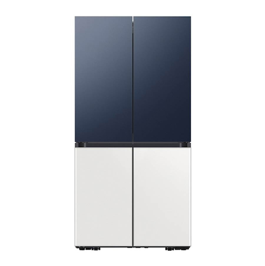 Bespoke Flex 4-Door Refrigerator Top Panel, White Glass