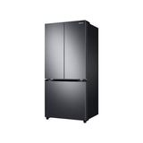 French Door Refrigerator, 18 cu-ft, Black Stainless Steel