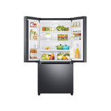 French Door Refrigerator, 18 cu-ft, Black Stainless Steel