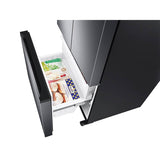 French Door Refrigerator, 18 cu-ft, Black Stainless Steel