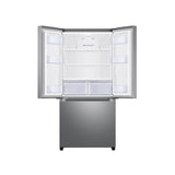 French Door Refrigerator, 18 cu-ft, Black Stainless Steel