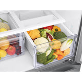 French Door Refrigerator, 18 cu-ft, Black Stainless Steel