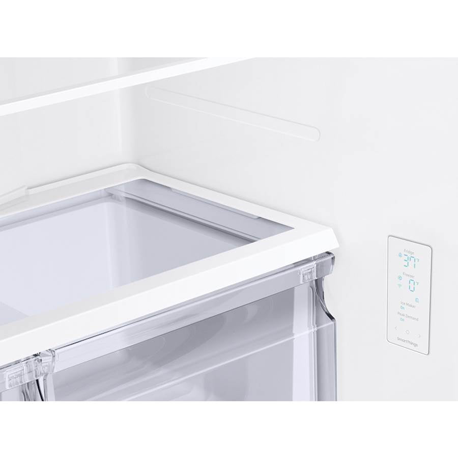 French Door Refrigerator, 18 cu-ft, Black Stainless Steel