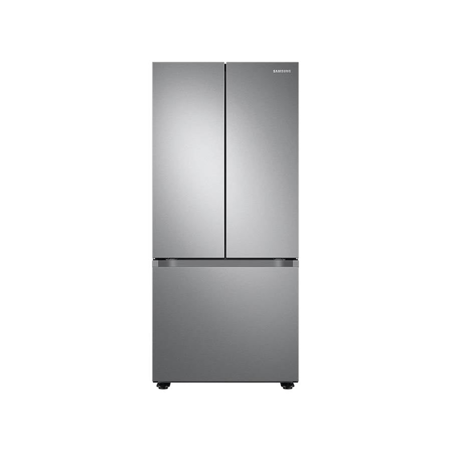 Samsung - Smart French 3-Door Refrigerator, 22 cu-ft - Stainless Steel