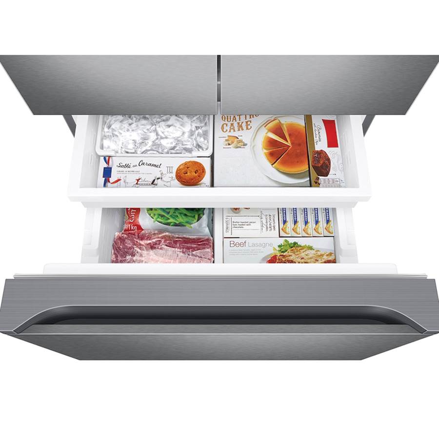 Smart French 3-Door Refrigerator, 22 cu-ft