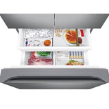 Smart French 3-Door Refrigerator, 22 cu-ft