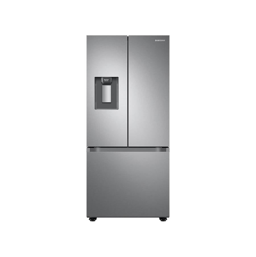 Samsung - Smart French 3-Door Refrigerator, 22 cu-ft - Stainless Steel