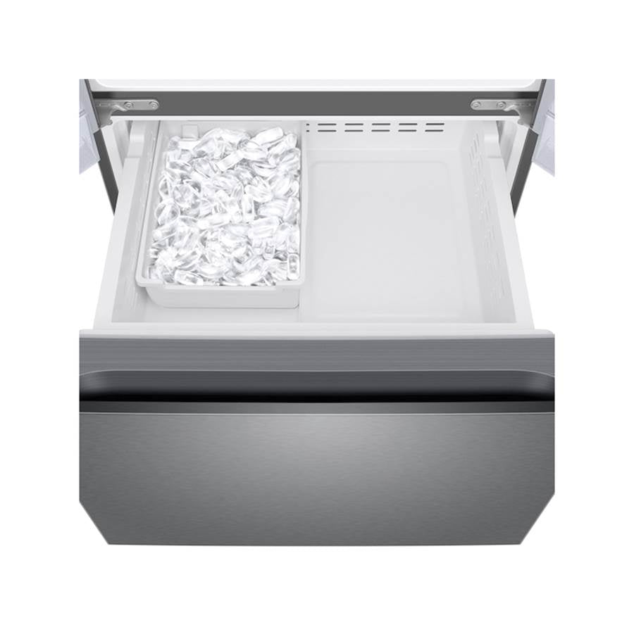 Smart French 3-Door Refrigerator, 22 cu-ft