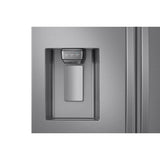 Counter Depth French Door Refrigerator with FlexZone Drawer Black Stainless, 24 cu-ft