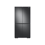 Samsung - Smart Flex Counter Depth 4-Door Refrigerator with AutoFill Water Pitcher and a Dual Ice Maker with Ice Bites in Black Stainless Steel, 23 cu-ft - Black Stainless Steel