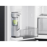 Smart Flex Counter Depth 4-Door Refrigerator with AutoFill Water Pitcher and a Dual Ice Maker with Ice Bites in Black Stainless Steel, 23 cu-ft