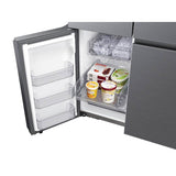 Smart Flex Counter Depth 4-Door Refrigerator with AutoFill Water Pitcher and a Dual Ice Maker with Ice Bites in Black Stainless Steel, 23 cu-ft