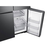 Smart Flex Counter Depth 4-Door Refrigerator with AutoFill Water Pitcher and a Dual Ice Maker with Ice Bites in Black Stainless Steel, 23 cu-ft