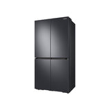 Smart Flex Counter Depth 4-Door Refrigerator with AutoFill Water Pitcher and a Dual Ice Maker with Ice Bites in Black Stainless Steel, 23 cu-ft
