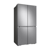 Smart Flex Counter Depth 4-Door Refrigerator with AutoFill Water Pitcher and a Dual Ice Maker with Ice Bites in Black Stainless Steel, 23 cu-ft
