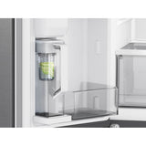 Smart Flex Counter Depth 4-Door Refrigerator with AutoFill Water Pitcher and a Dual Ice Maker with Ice Bites in Black Stainless Steel, 23 cu-ft