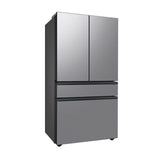Smart Bespoke French 4-Door Refrigerator with Customizable Panel Colors and AutoFill Water Pitcher in Stainless Steel, 23 cu-ft