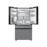 Smart Bespoke French 4-Door Refrigerator with Customizable Panel Colors and AutoFill Water Pitcher in Stainless Steel, 23 cu-ft