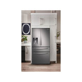 French Door Refrigerator with FlexZone Drawer Black Stainless, 28 cu-ft