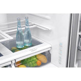 French Door Refrigerator with FlexZone Drawer Black Stainless, 28 cu-ft