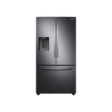 Samsung - French 3-Door Refrigerator, 27 cu-ft, Black Stainless - Black Stainless Steel