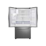 French 3-Door Refrigerator, 27 cu-ft, Black Stainless